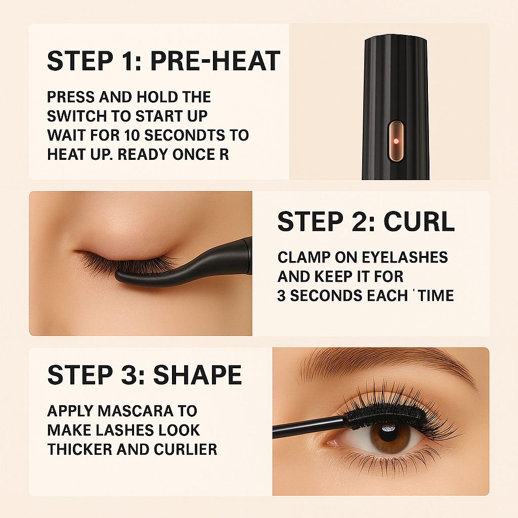 Aurelia Electric Eyelash Curler
